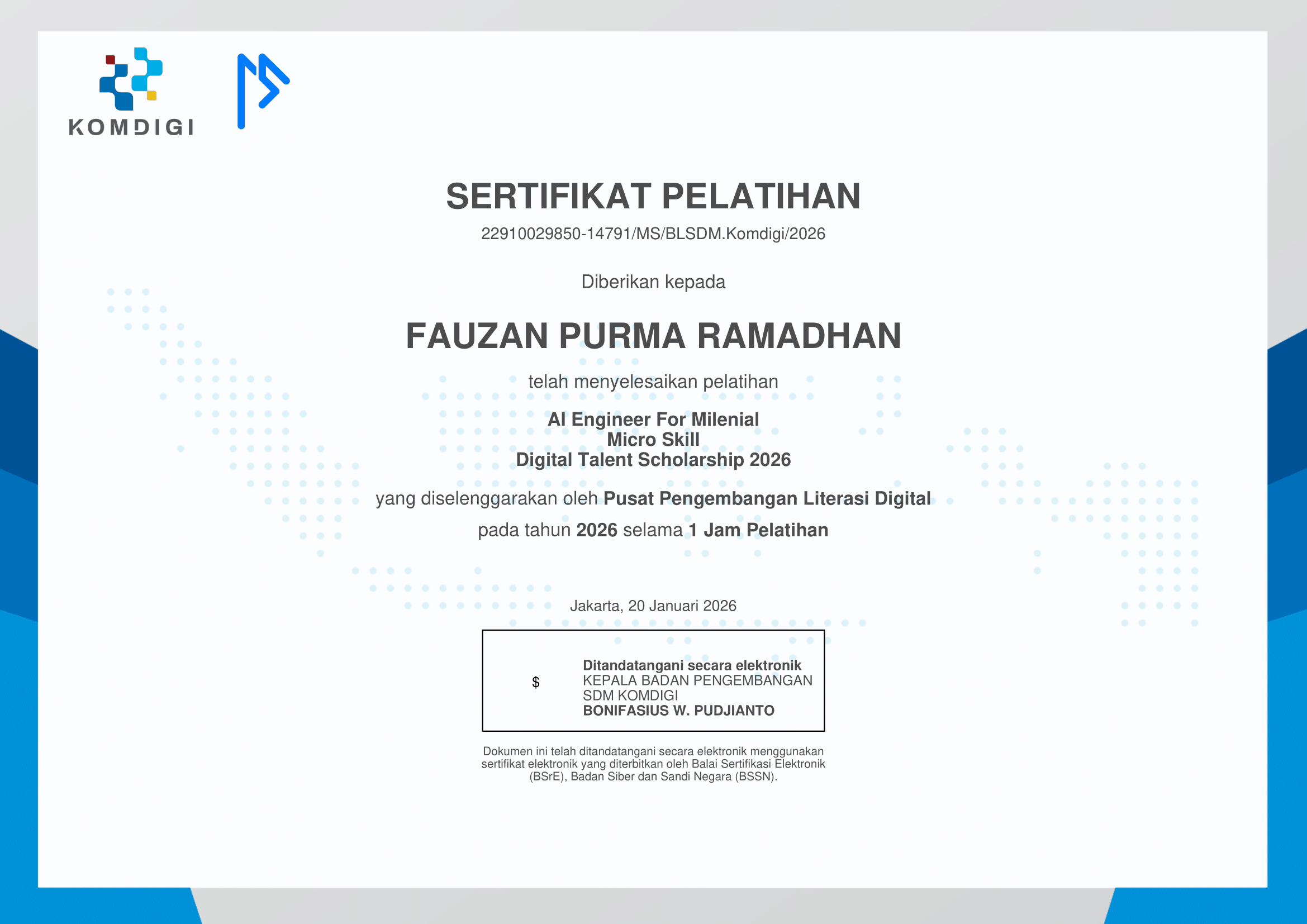 Kecerdasan Artifisial (Micro Skill)